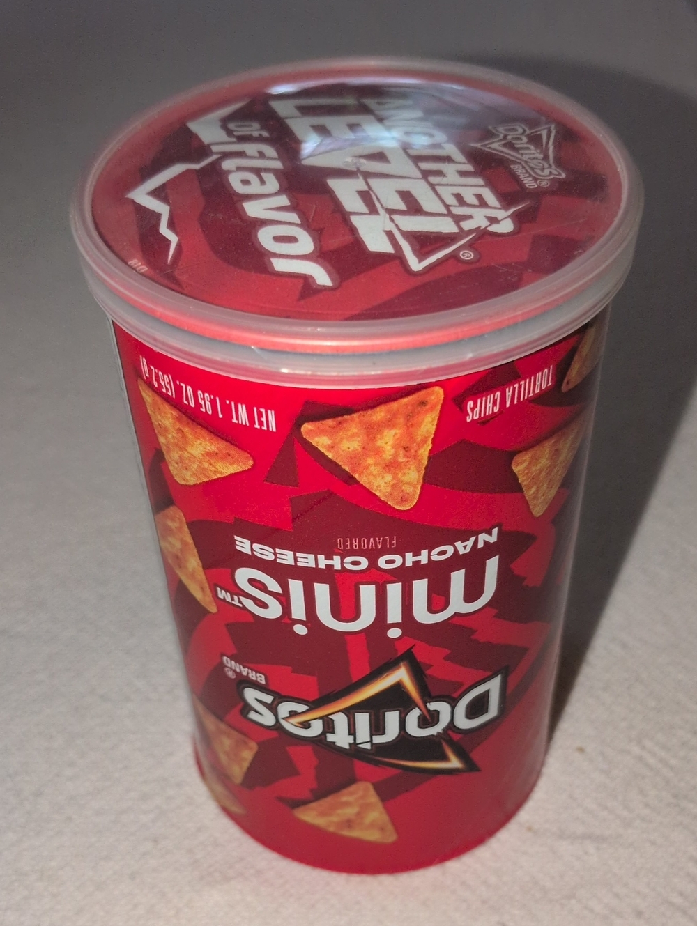 Collectible Dorito Can Upside Down